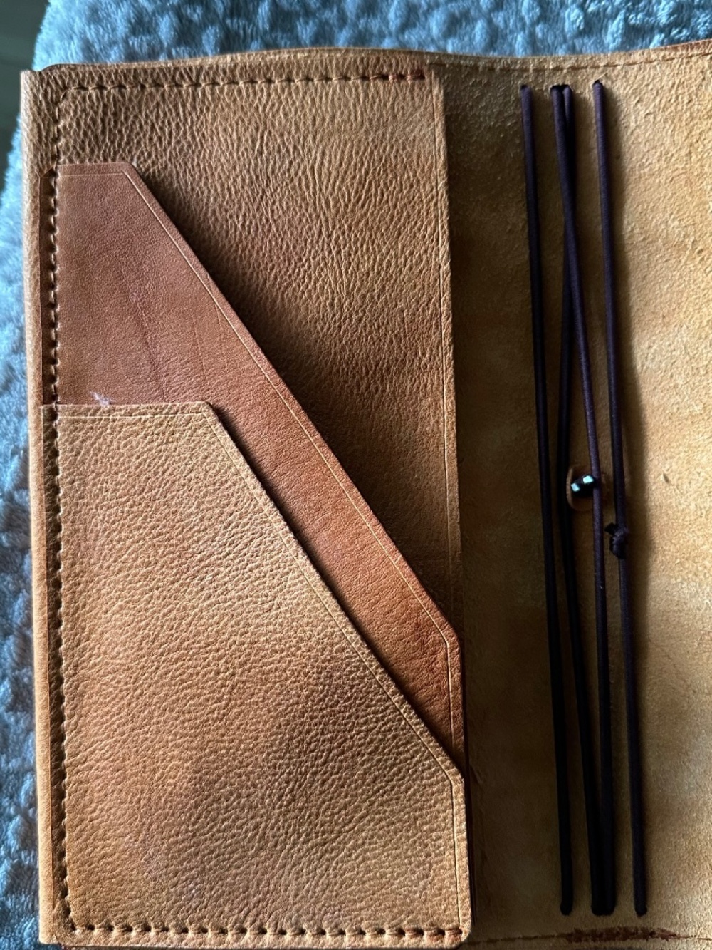 Leather travelers notebook cover 100% leather - Picture 8 of 10